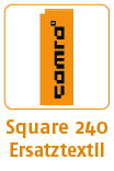 Beachflag square 240 Ersatzflagge