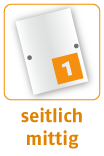 Löcher seitlich mittig bohren (2 Löcher d=5mm)