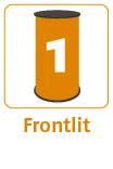 Counter Professional round mit Frontlitabdeckung